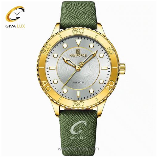 ساعت مچی زنانه بند چرمی ناوی فورس مدل NF5020 5020 (4).jpg